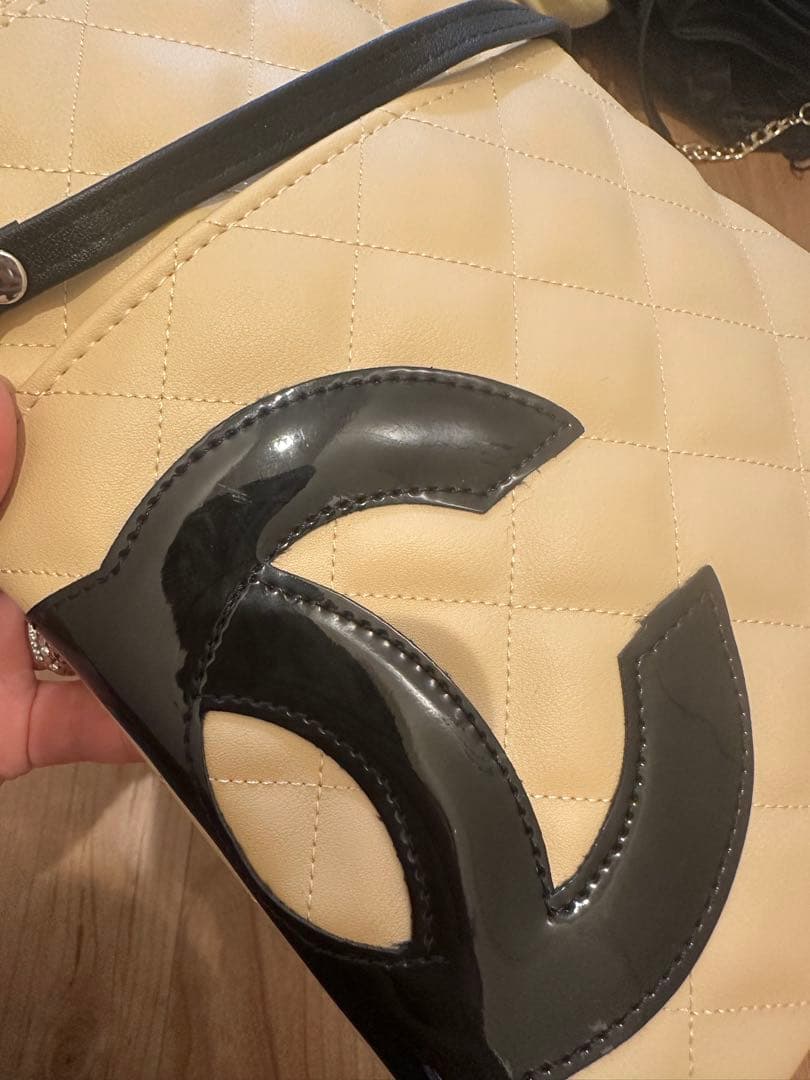 CHANELノベルティ カンボンライン キルティング ショルダーバッグ