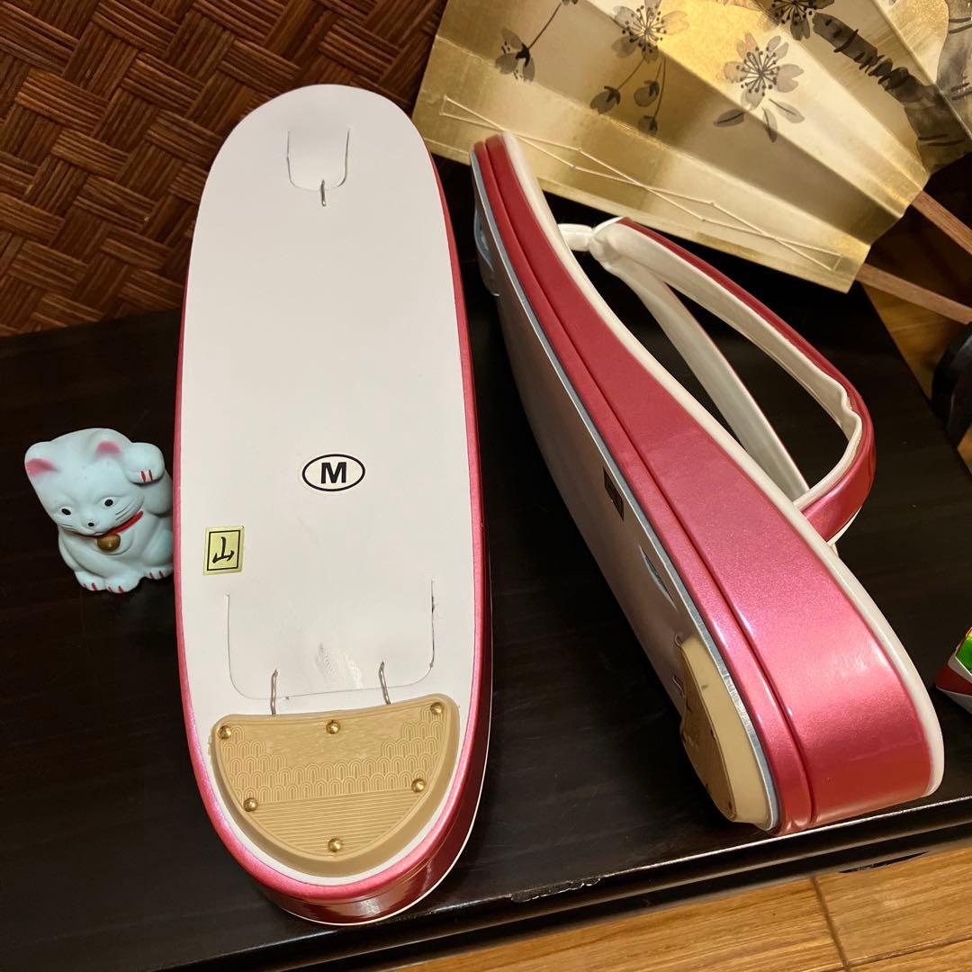 草履バッグセット❣️成人式 卒業式 前撮り等❣️人気のホワイト❣️Mサイズ 現品限り❣️