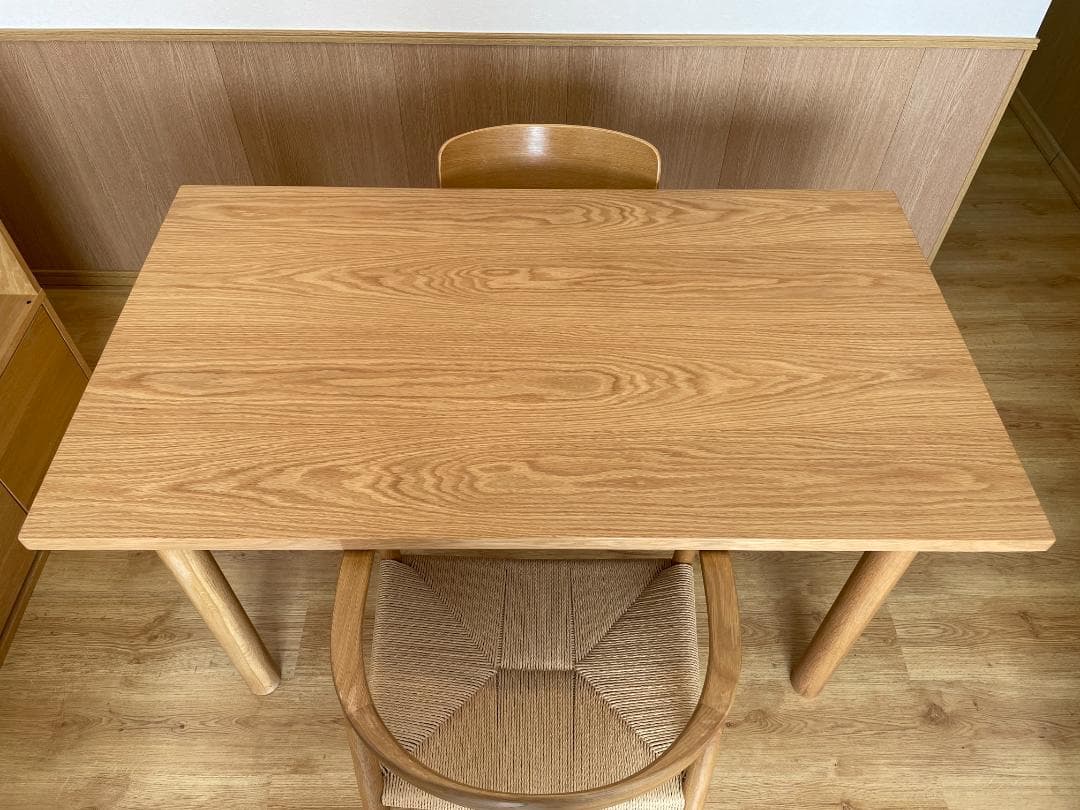 【無印良品】出品4/6迄 木製テーブル 140x80 オーク材 直接受け渡し