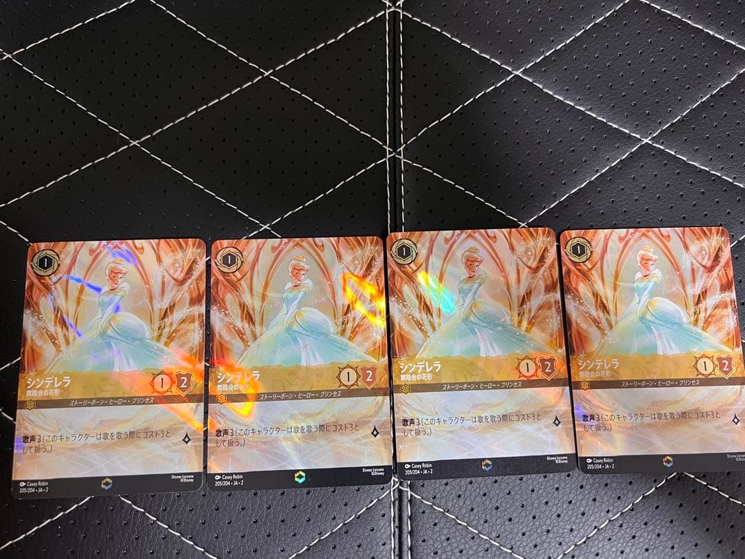 ロルカナ　フラットボーンの混沌　エンチャンテッド　レア　シンデレラ　　4枚セット