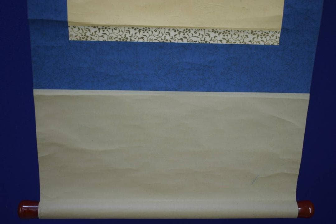 複製/茶香山人/不倒/達磨画賛/工芸/布袋屋掛軸HI-963