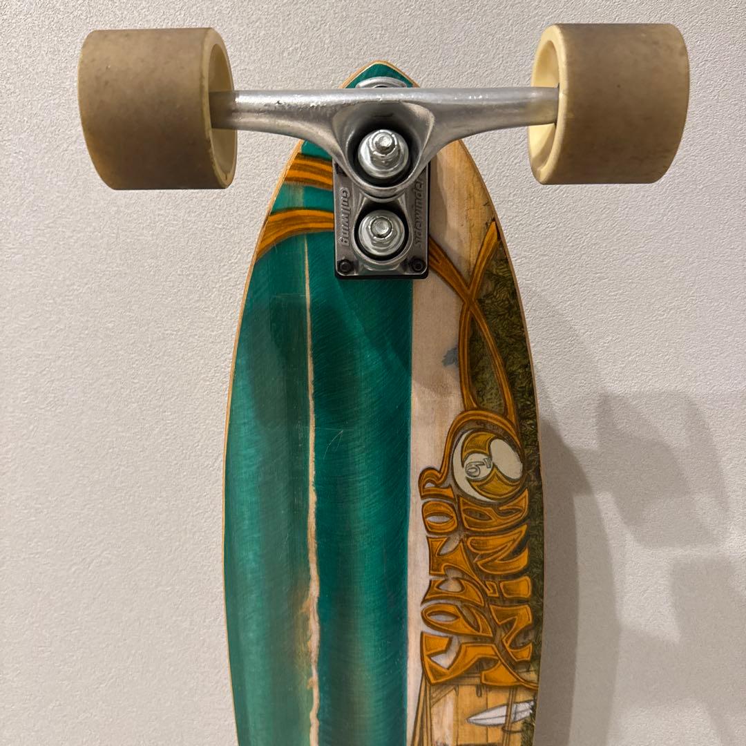 ロングスケートボード 竹の木　バンブー　コンプリート