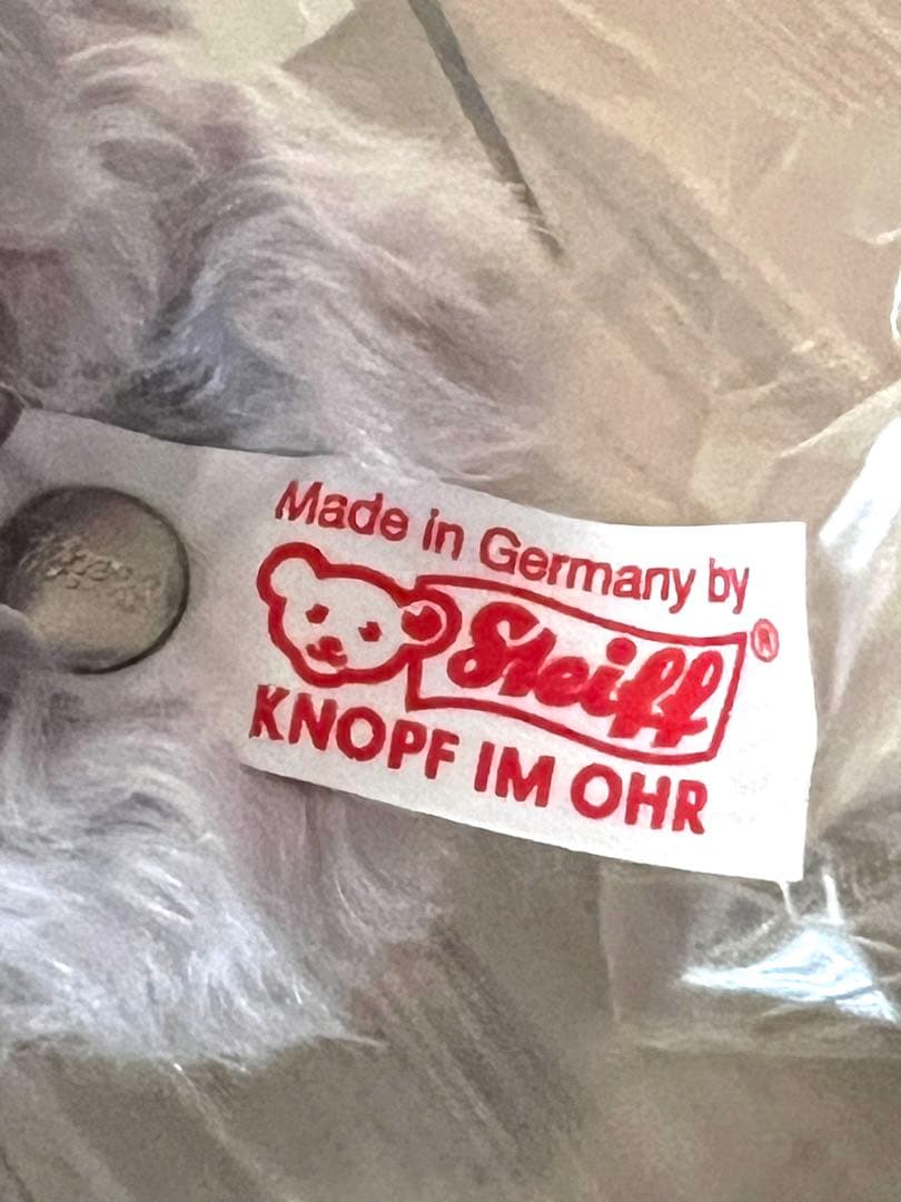 新品未使用　Steiff シュタイフ　お洒落ベア