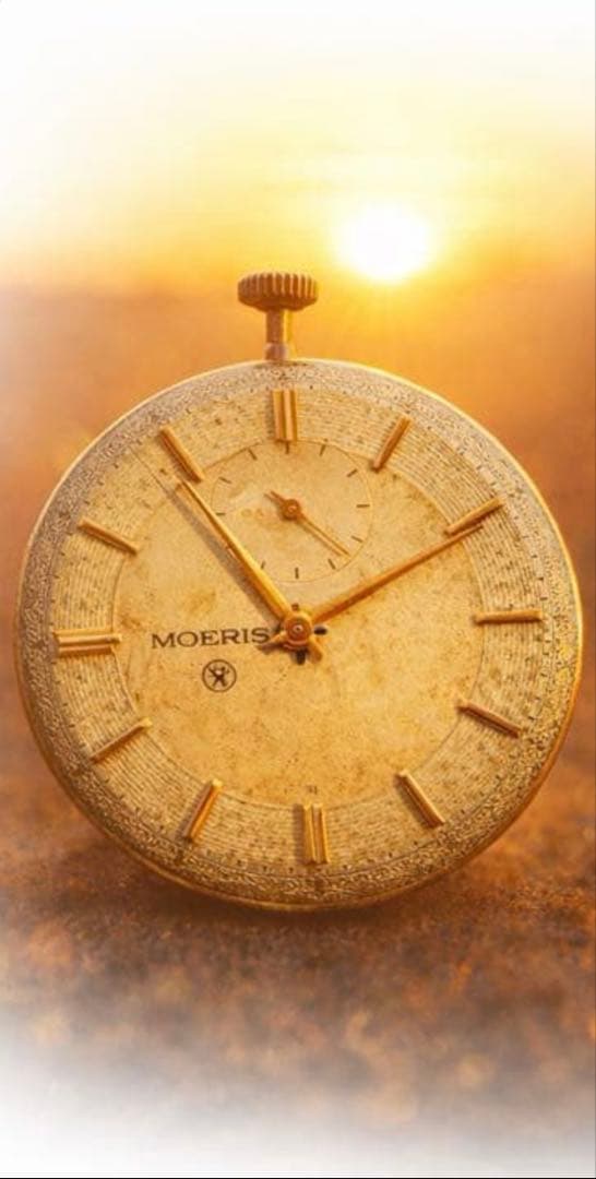 【スイス製】MOERIS アンティーク 懐中時計 手巻き 機械式