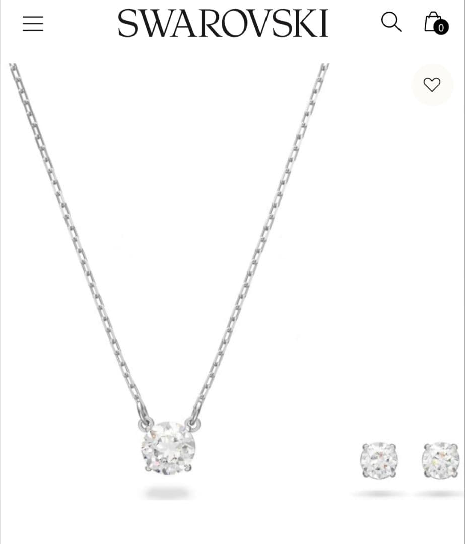 ゆさん専用 SWAROVSKI Attractピアス ネックレス