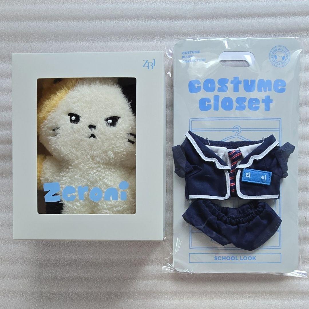 新品 リニニ リッキー トレカ付き 制服 ぬいぐるみ rinini zeroni