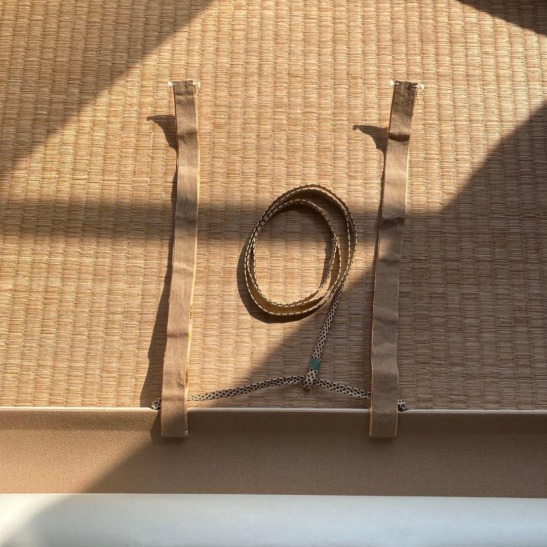 高松石華　猛虎　掛け軸　太巻二重箱　高級桐箱　尺五立