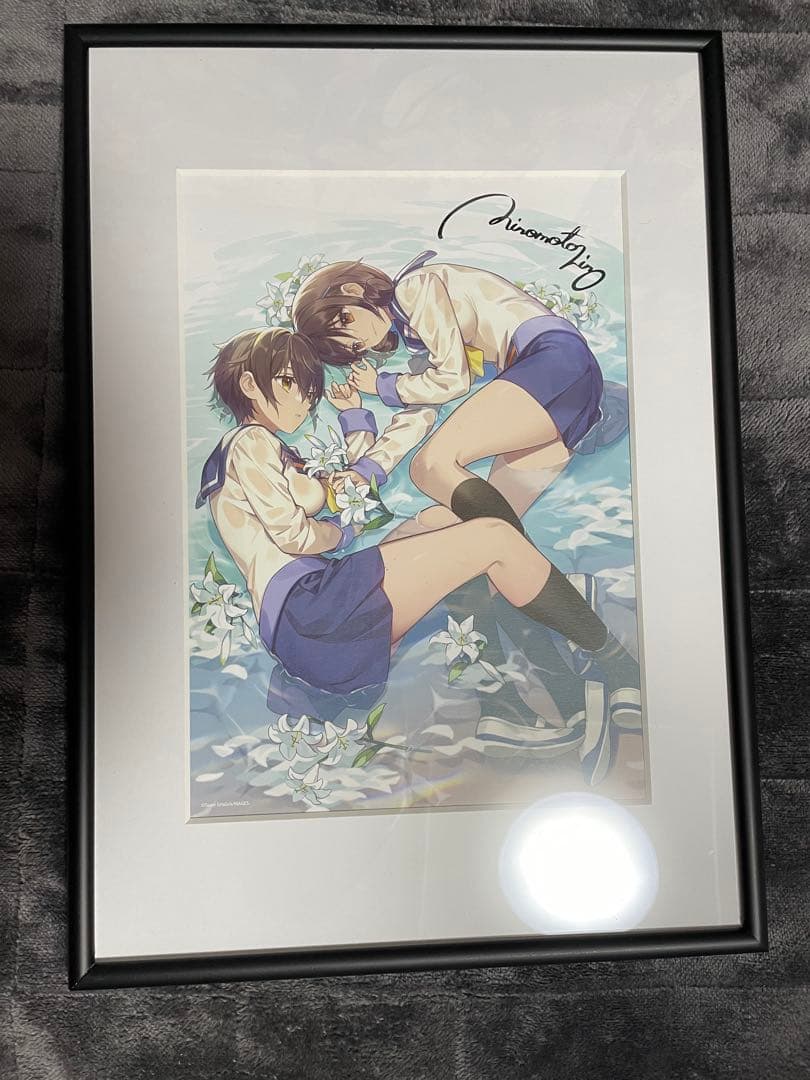 コープスパーティー　イラストレーター　サイン入り複製原画