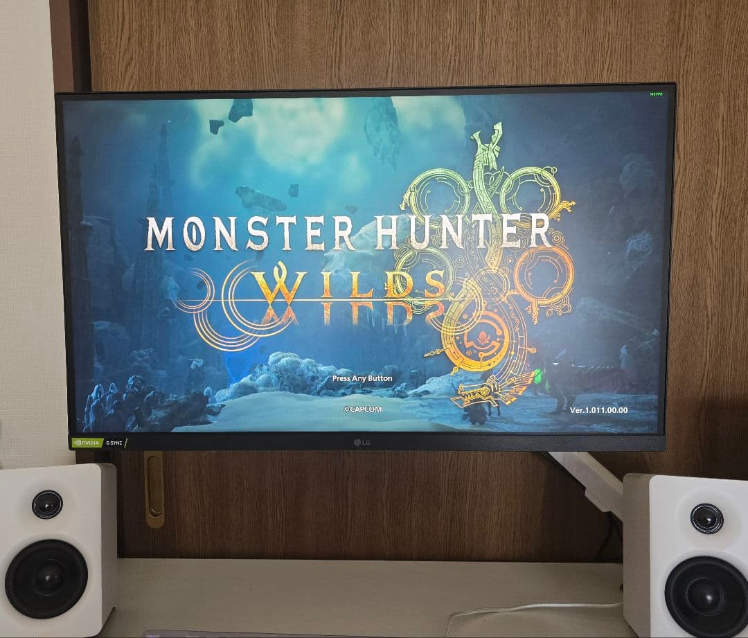 LG 27インチゲーミングモニター WQHD/144hz モニターアームセット