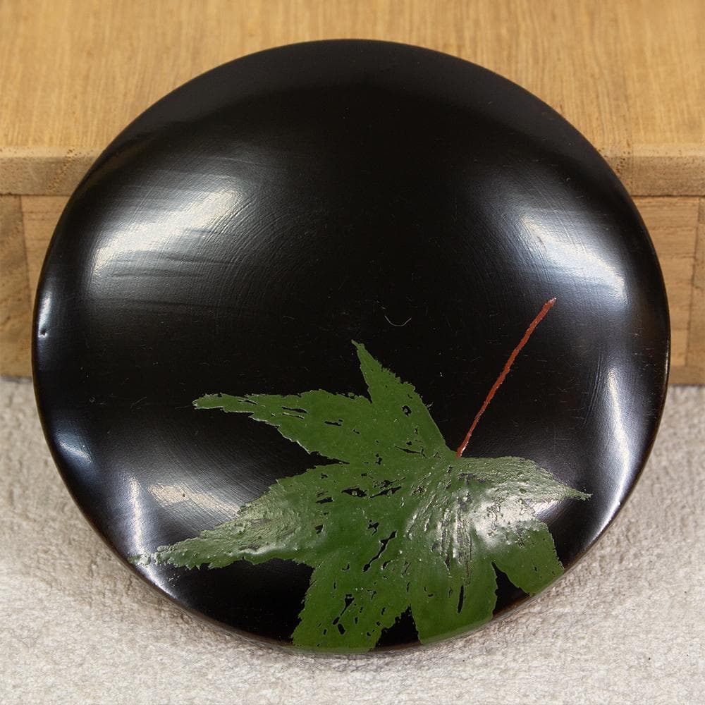 大徳寺 藤井誡堂 花押 書付 楓蒔絵内金 香合 香道具 茶道具 木箱