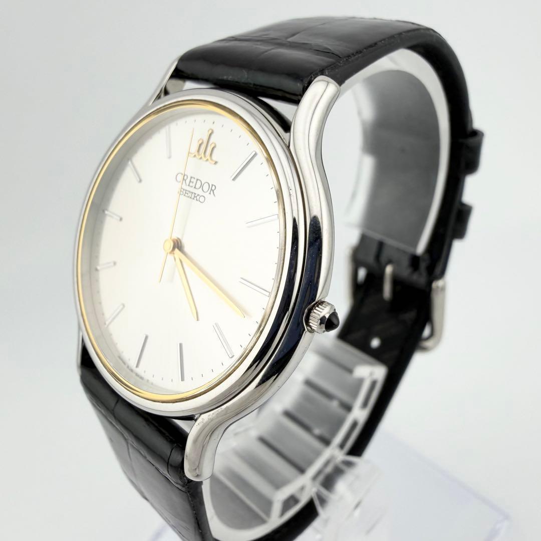 極美品 セイコー クレドール GCAR011 メンズ クォーツ腕時計