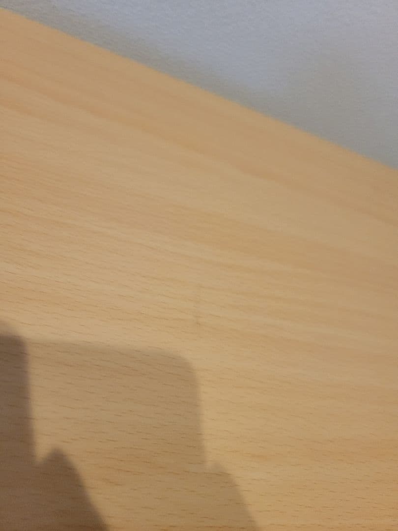 折りたたみテーブル ナチュラル　昇降式