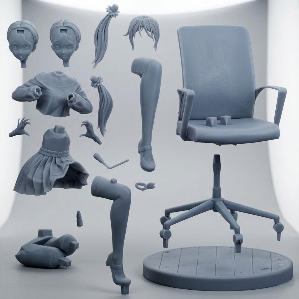 ミサイド ミタ 1/8 MiSide 未塗装未組立 フィギュア ガレージキット