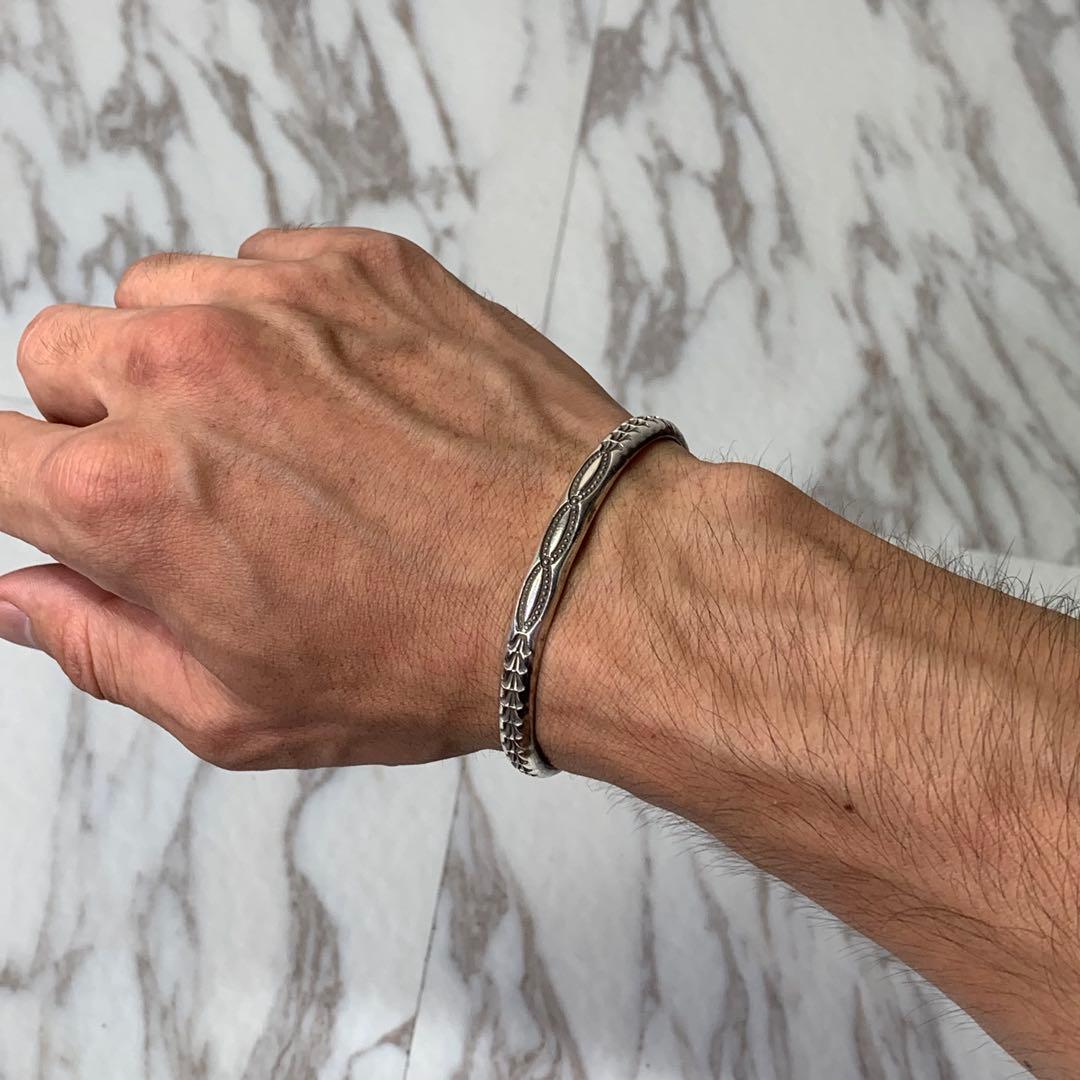 Darrell Cadman バングル Sterling刻印 スタンプ ナバホ族