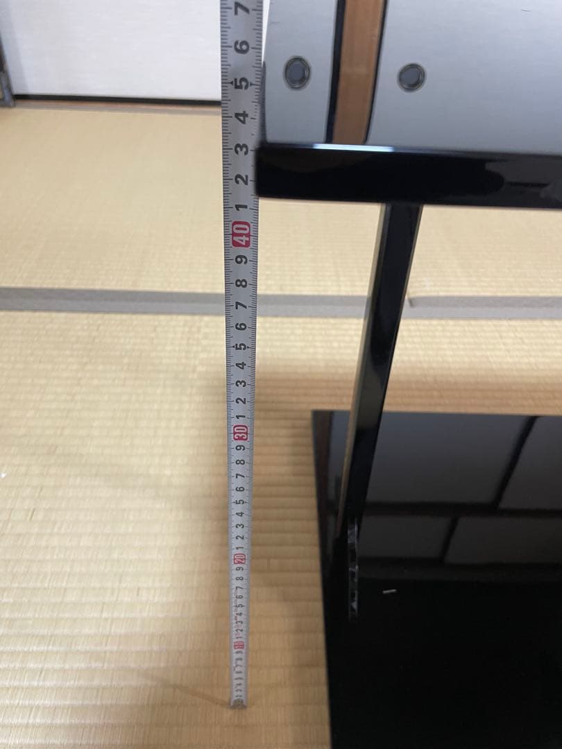 表千家　而妙斎好み　真塗　四方棚　富悦作