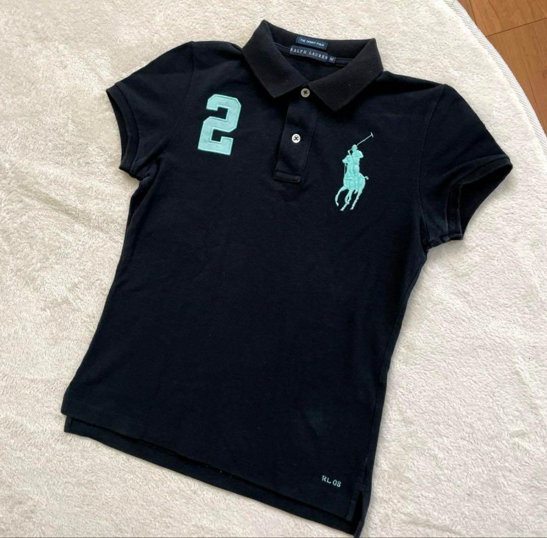 Polo Ralph Lauren POLO ポロシャツ 半袖 黒 ビッグポロ