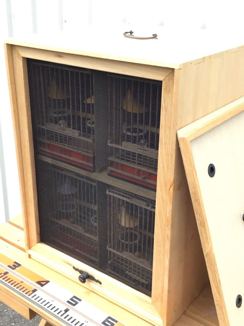 メジロ籠 4個 & 寝かせ箱 セット 美品 送料込み