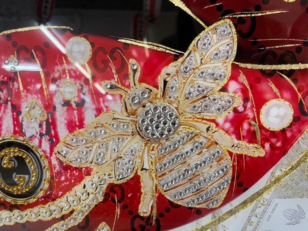 ストーン　アートパネル　ブランド　アート　絵画　絵　ポスター　壁掛け　リップ　唇