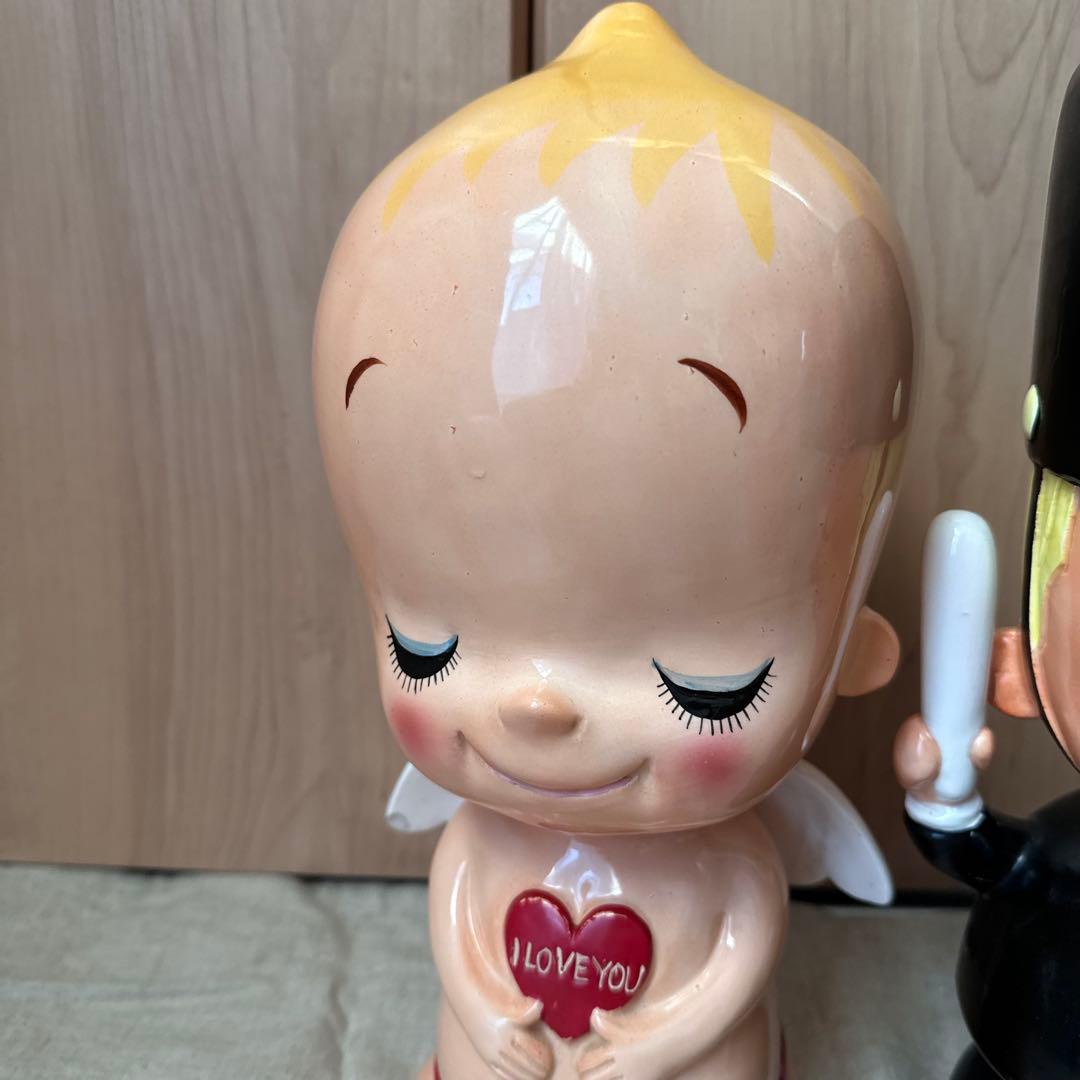 天使の赤ちゃんとパリの警官 希少 内藤モネ作品