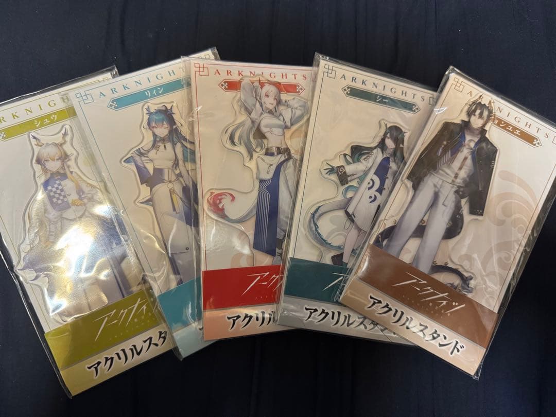 アークナイツ ローソンコラボ アクリルスタンド 5体セット
