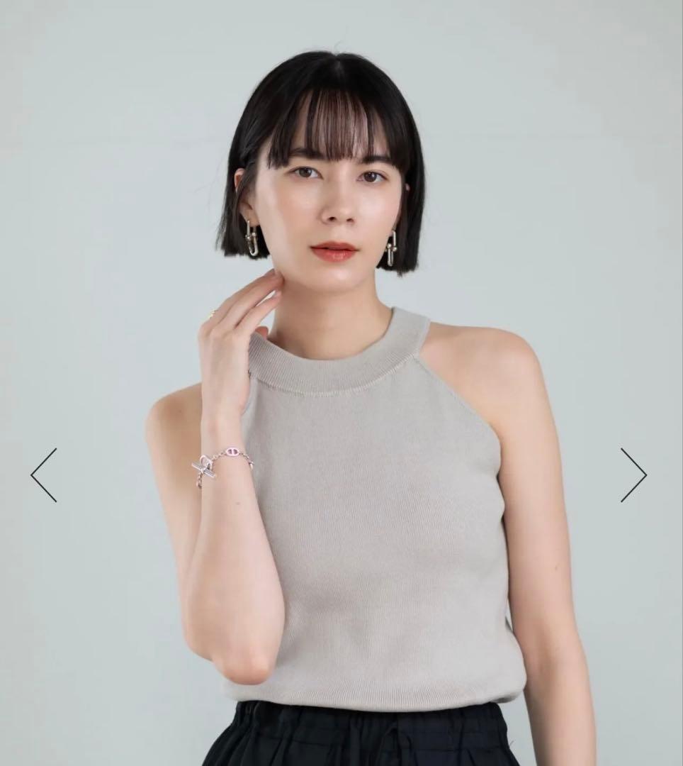 新品未使用タグ付 KARRY American sleeve tank ベージュ