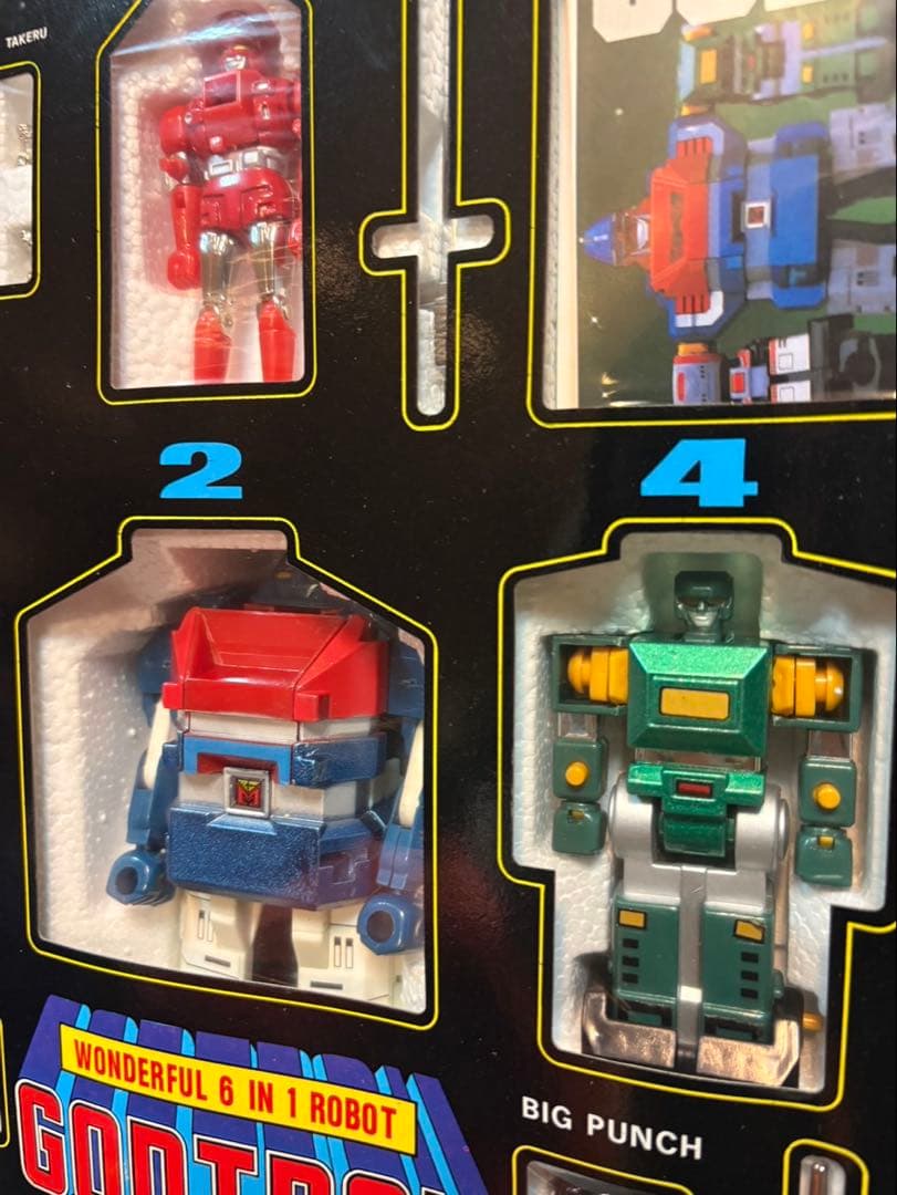 台湾製 六神合体ゴッドマーズ GODTRON 超合金 未使用品 当時物 海外版