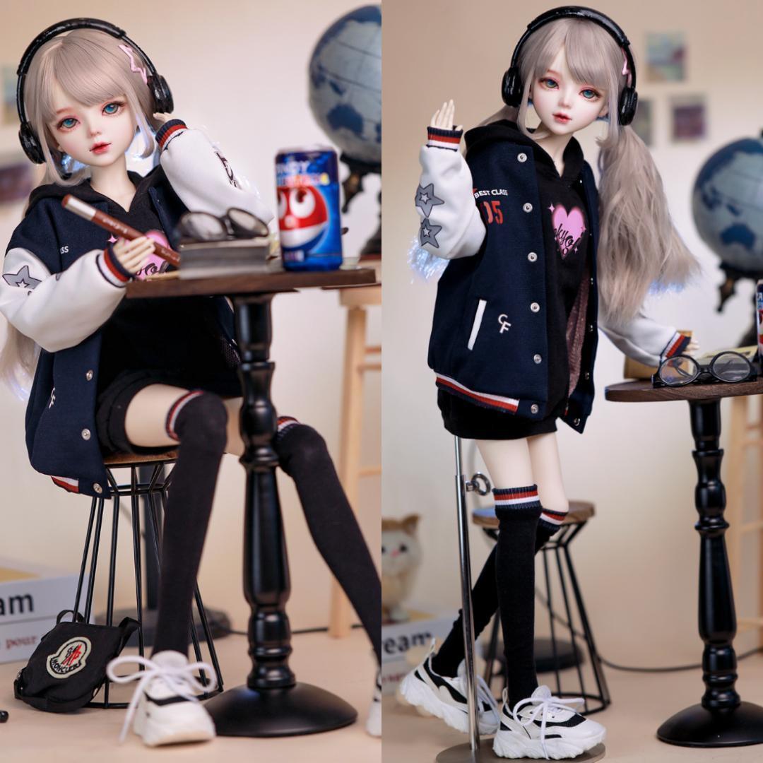 BJD1/3ドールフルセット♡本体 56cm 球体関節人形 眼球 洋服 メイク済
