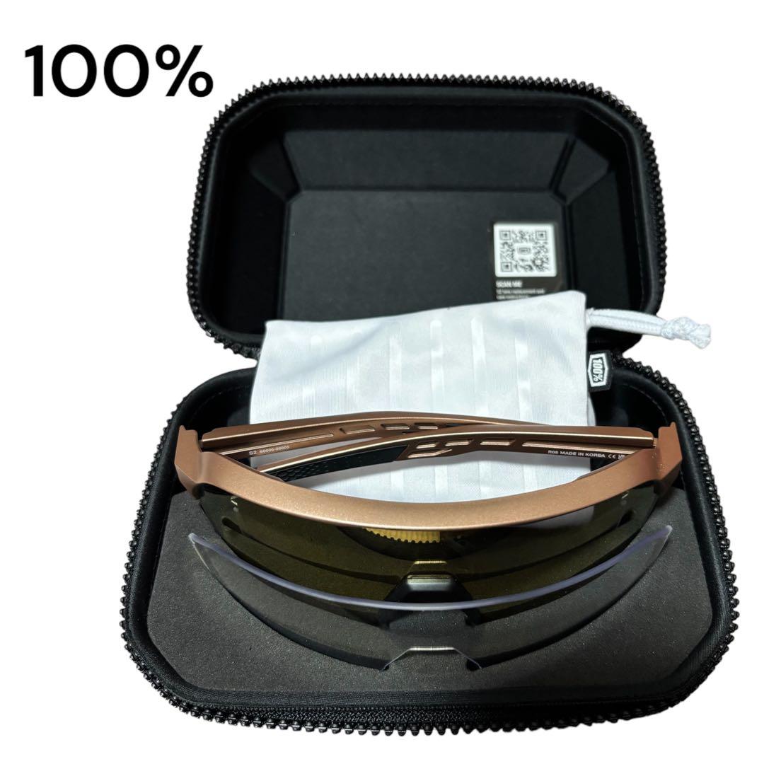 【美品‼️】100% ワンハンドレッド 野球 スポーツ サングラス ケース付