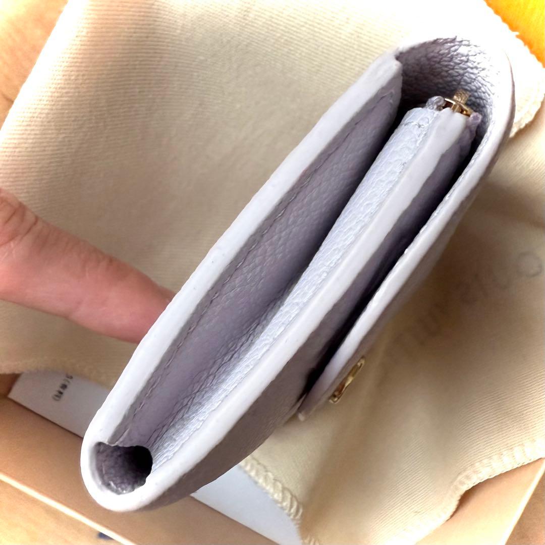 LOUIS VUITTON 財布 ポルトモネ・ロザリ ミスティライラック