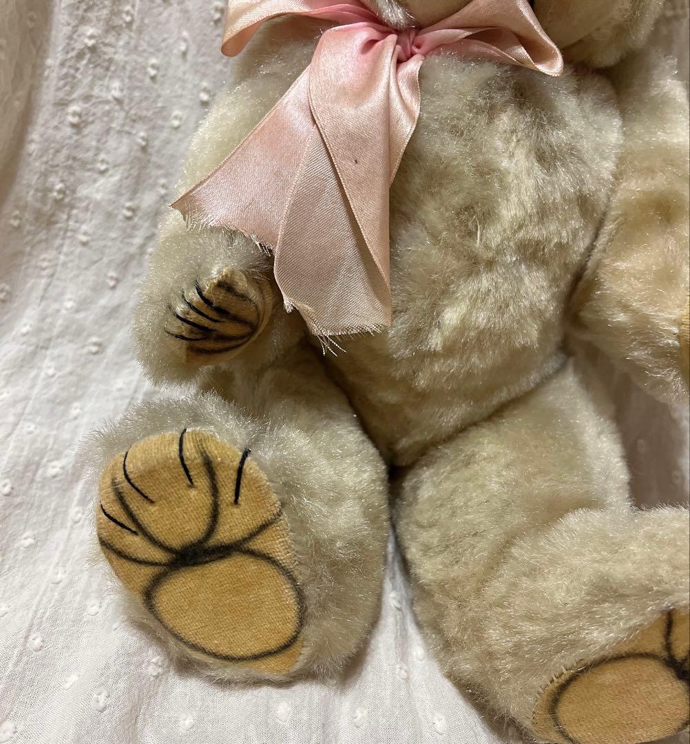 当時物　昭和レトロ　ぬいぐるみ　くま　テディベア　レトロ　人形　アンティーク