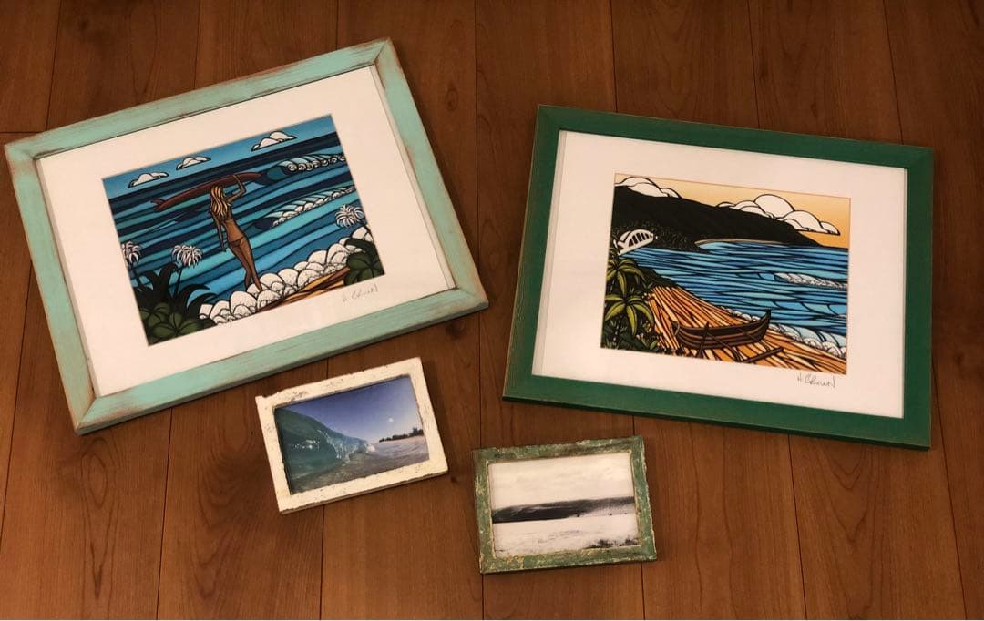 ヘザーブラウン 絵画 アート u-ske ポストカード 木製フレーム付き まとめ