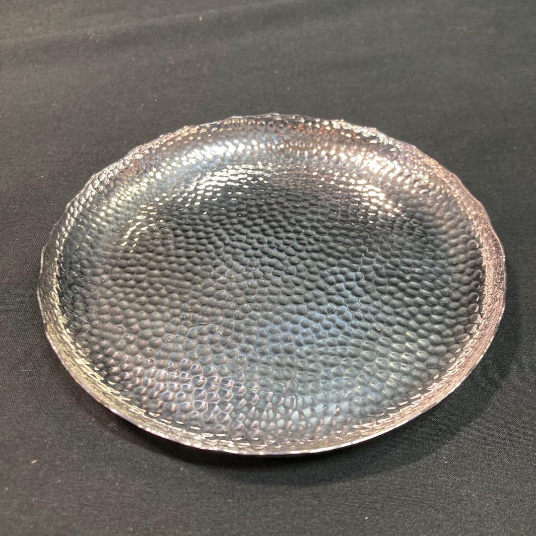 【純銀】青海波 純銀製 銀皿 約92.6g
