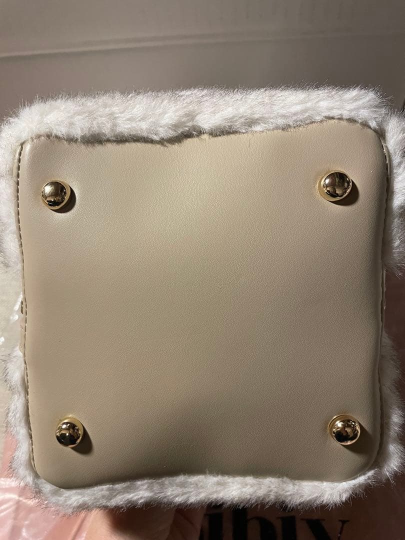 N*ン様 Bibiy B. FUR BOX BAG ベージュ
