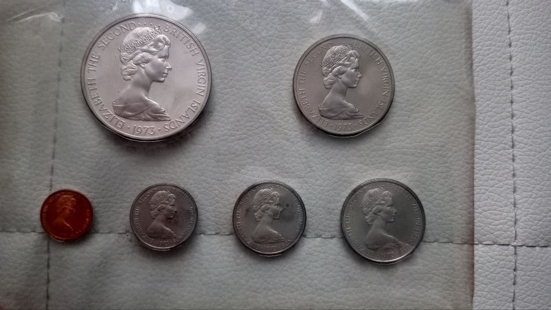 値下げ◎証明書付◎英領ヴァージン諸島 初公式貨幣◎新品未使用【送料込み】