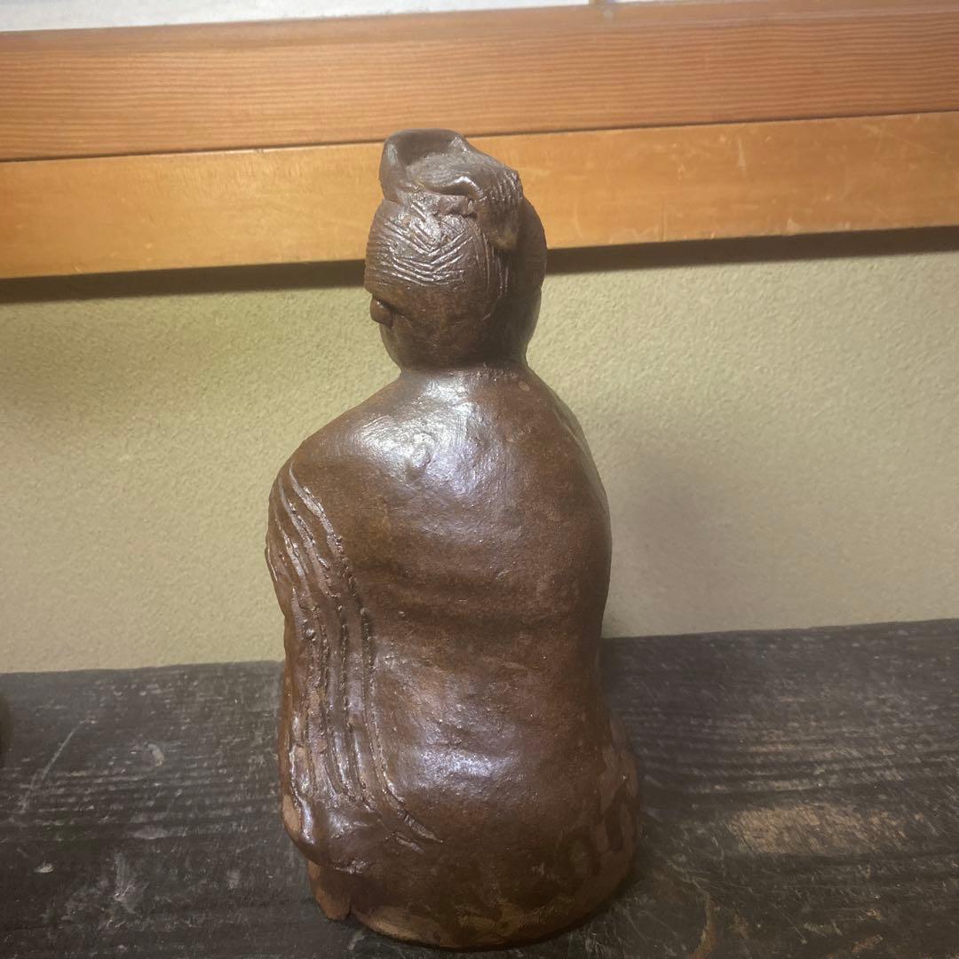 陶器製　マリヤ観音置物