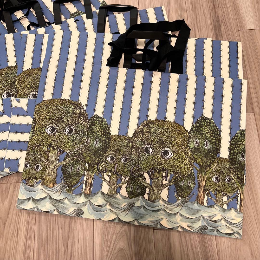 グッチGUCCI×ヒグチユウコ　マチ20cm ショッパー紙袋　ショッピングバッグ