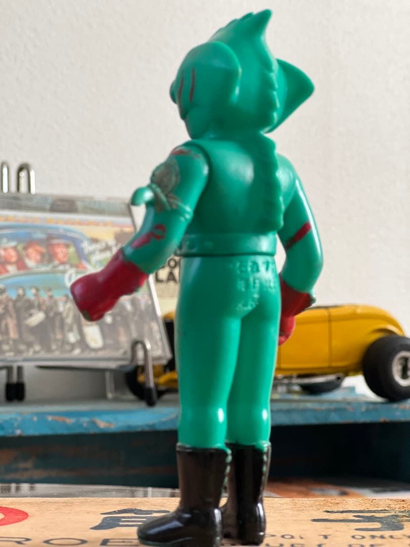 仮面ライダーアマゾン　パチモノ風　当時モノ　POPPY ソフビ