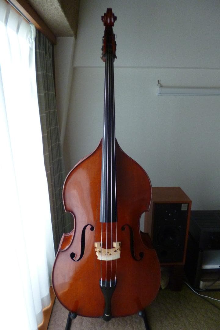 【引取限定】コントラバス（ラベルなし 詳細不明）３／４（国内４／４）