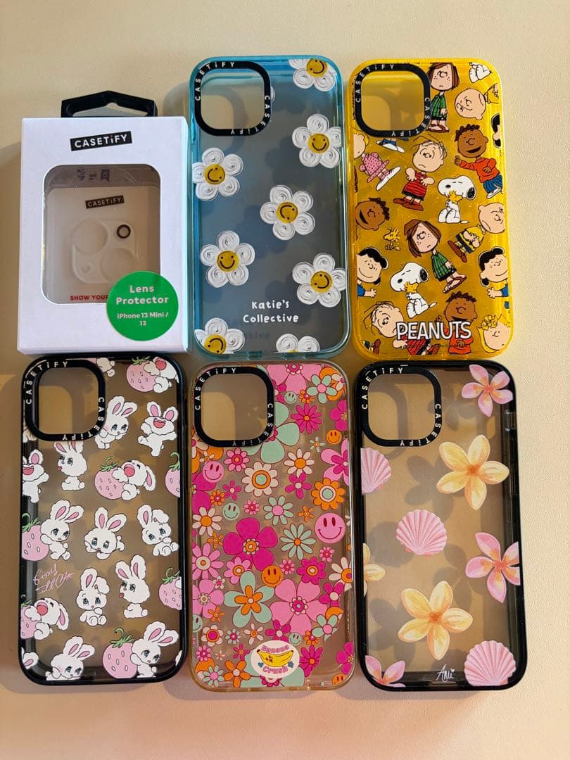 CASSETiFY iPhone 13 Mini ケース 5点カメラカバーセット