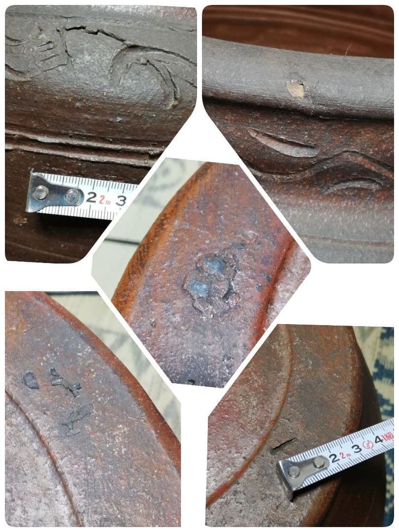 金重分銅印 備前焼 波状文火鉢 メダカ鉢 睡蓮鉢 金魚鉢 容器 水槽 工芸品