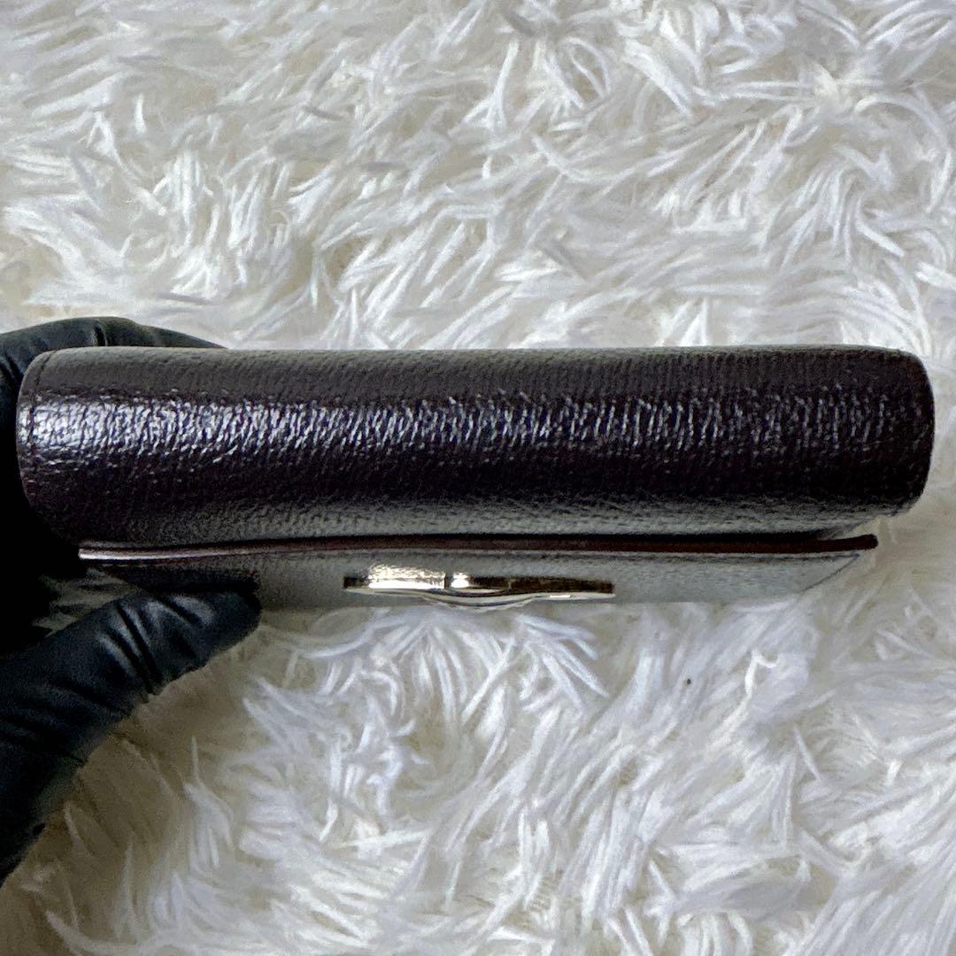 【美品】ヴィヴィアンウエストウッド　財布　3つ折財布　オーブ　ブラウン レザー