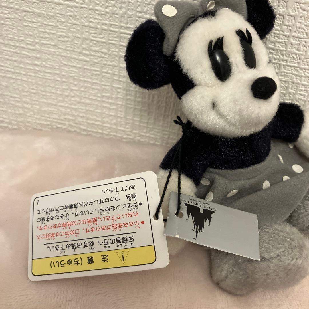 ディズニー　白黒ミッキーミニー　ぬいぐるみ　バッチ　ぬいば　当時物　結婚式