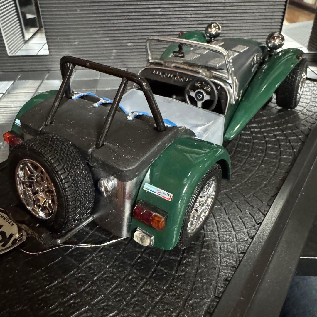 絶版未展示品 京商 1/18 ケーターハム スパー セブン グリーン