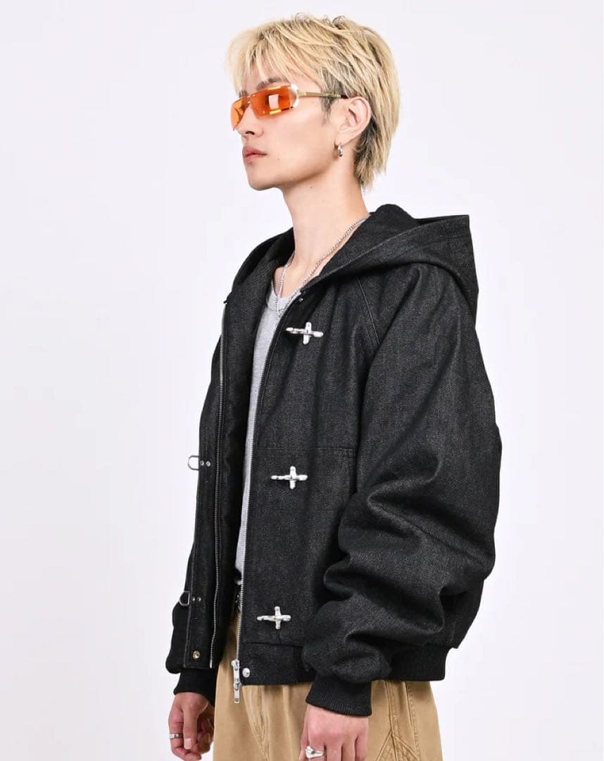 トグルフックリジットアクティブジャケット L2089 XL (black)地底人