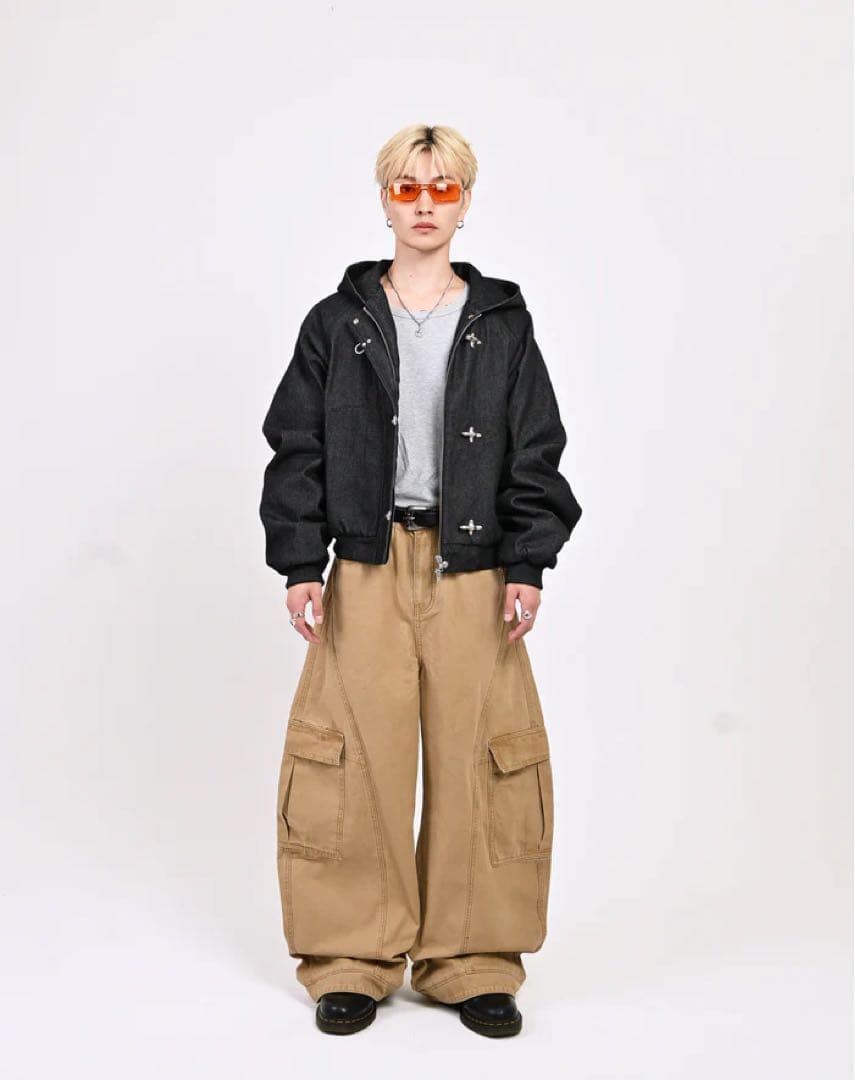 トグルフックリジットアクティブジャケット L2089 XL (black)地底人