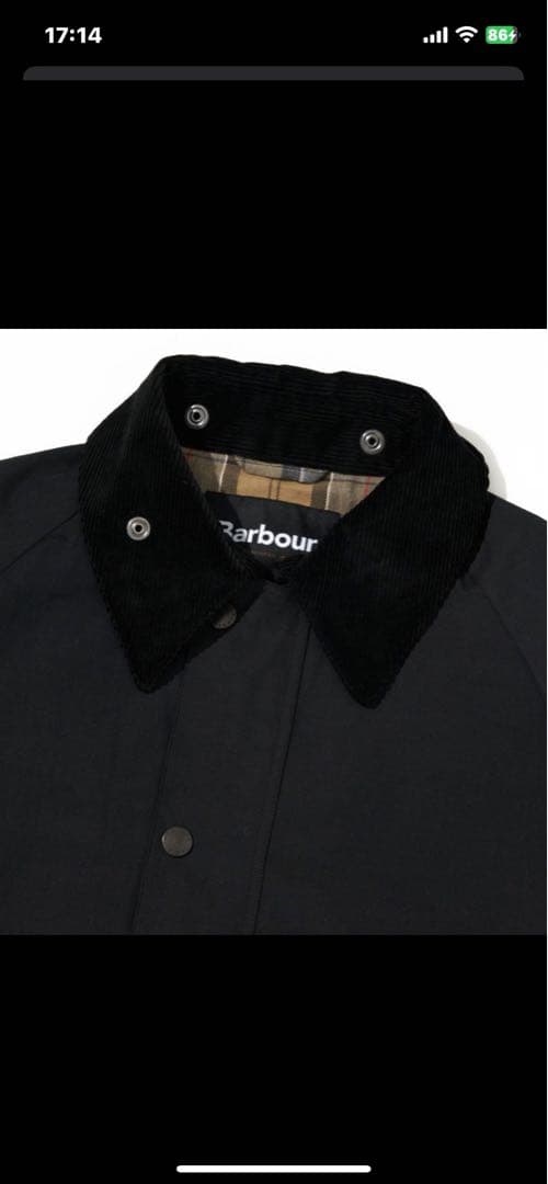 早い者勝ちです！専用無し。Barbour ブラック42