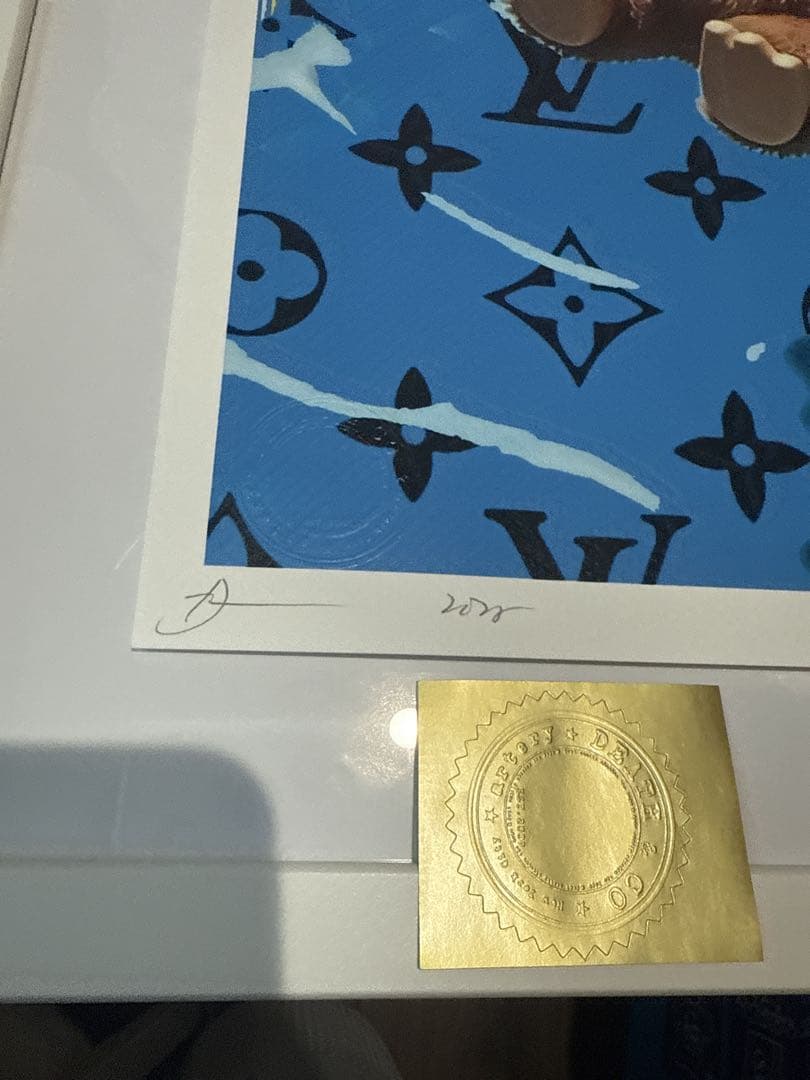 DEATH NYC 世界限定100枚　ラブブ　コラボ　現代アートポスター