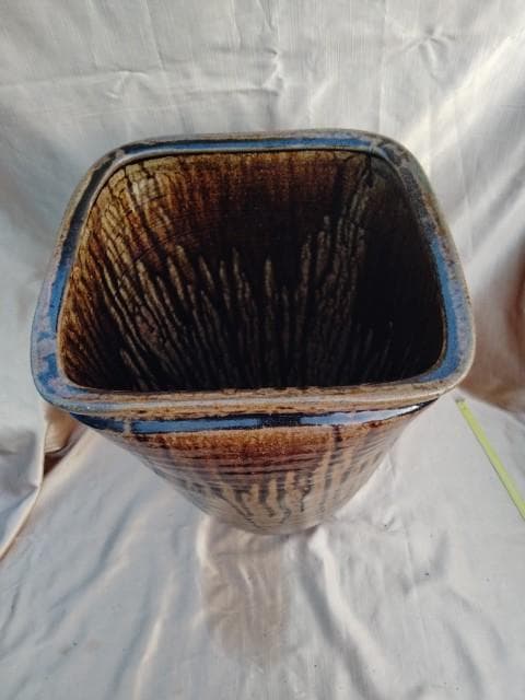 高取焼　笹山登古 壺　瓶　 鉢　広口 　底20口29/31高44cm