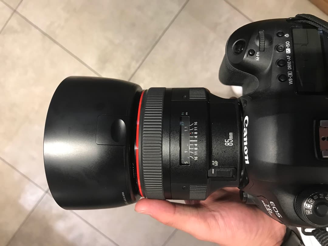 レンズ(単焦点) Cannon ef 85mm f1.2L II USM