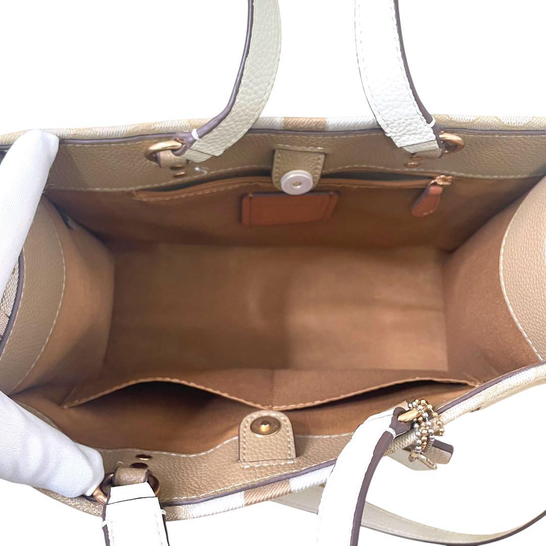 極美品 コーチ ハンドバッグ ショルダー トート デンプシー 2way 大容量